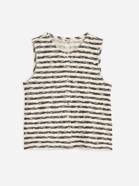 Madewell Crewneck Sweater Vest in Stripe